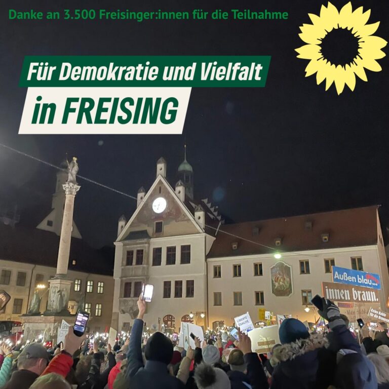 Du buntes Freising! Großdemo in Freising gegen Intoleranz, AfD & Faschisten