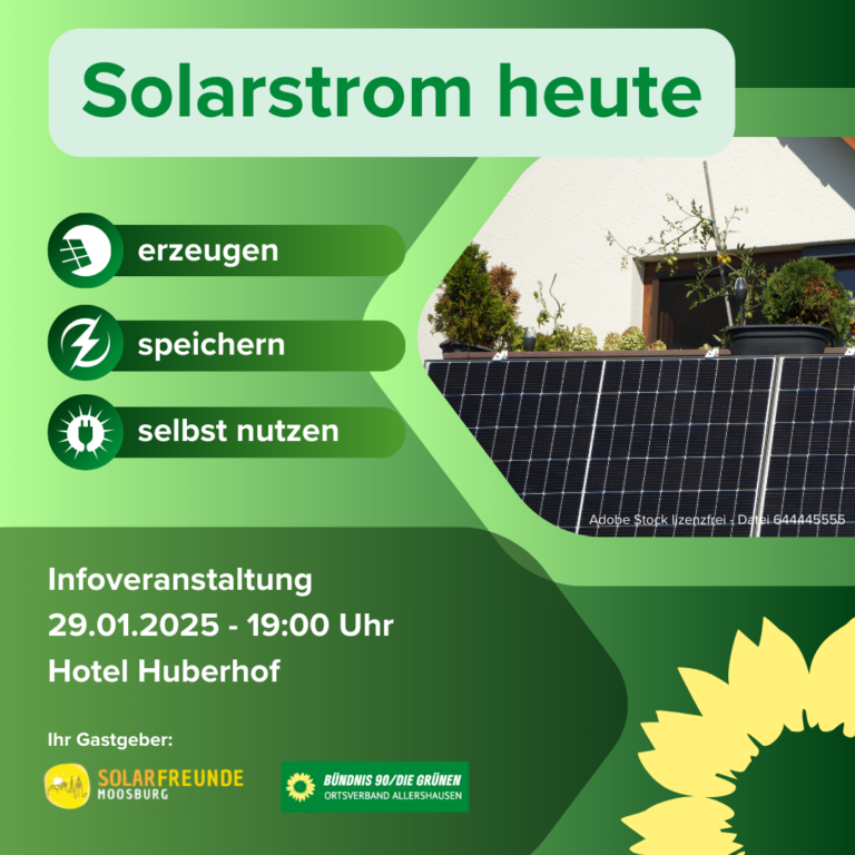 Informationsveranstaltung: Solarstrom heute