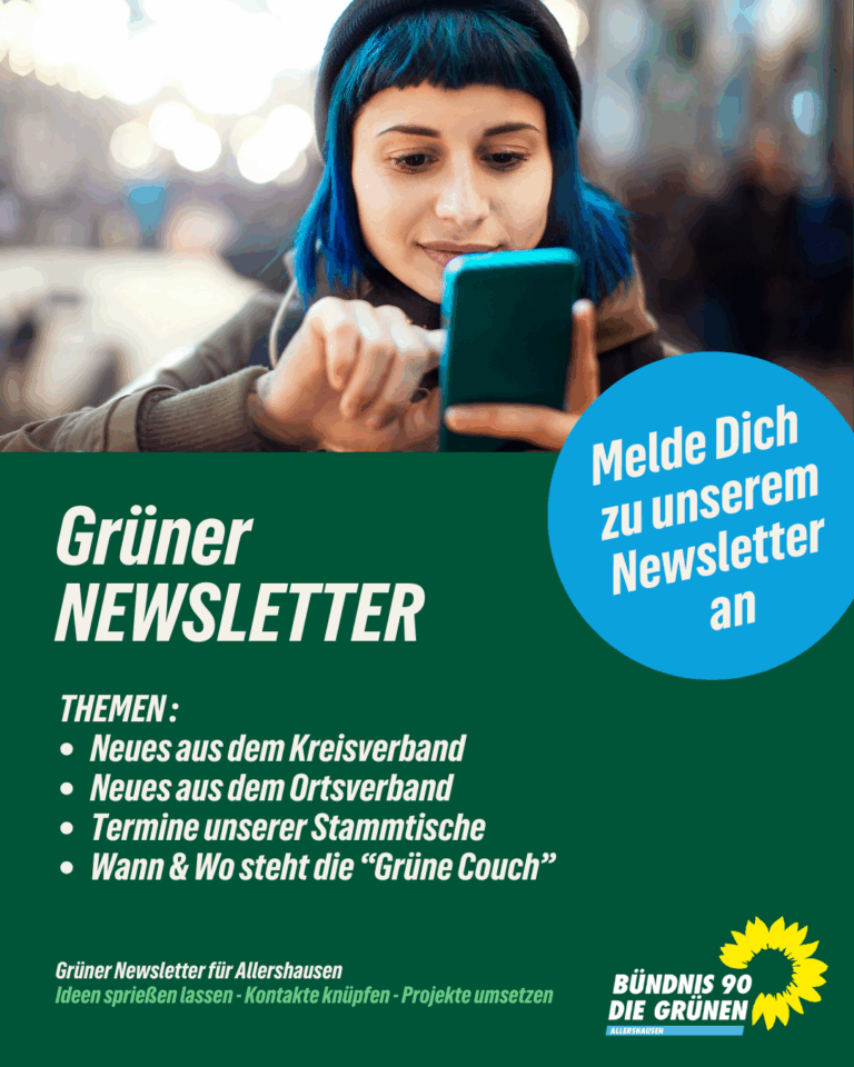 Grüne News für Allershausen