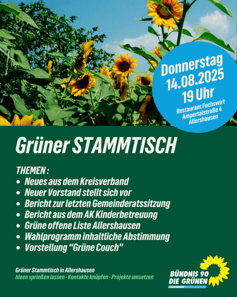 Offener Stammtisch Grüne Allershausen