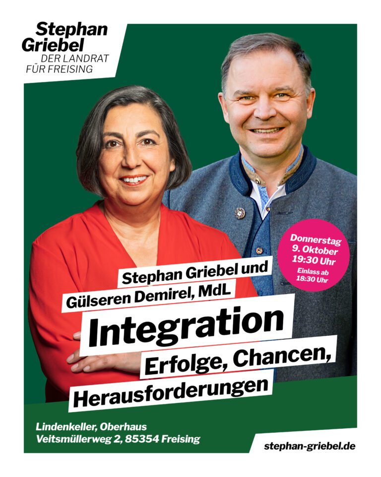 Intergration – Erfolge, Chancen, Herausforderungen – Mit Gülseren Demirel und Stephan Griebel